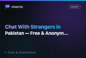 Chat With Strangers in Pakistan — Free & Anonymous (2026)
