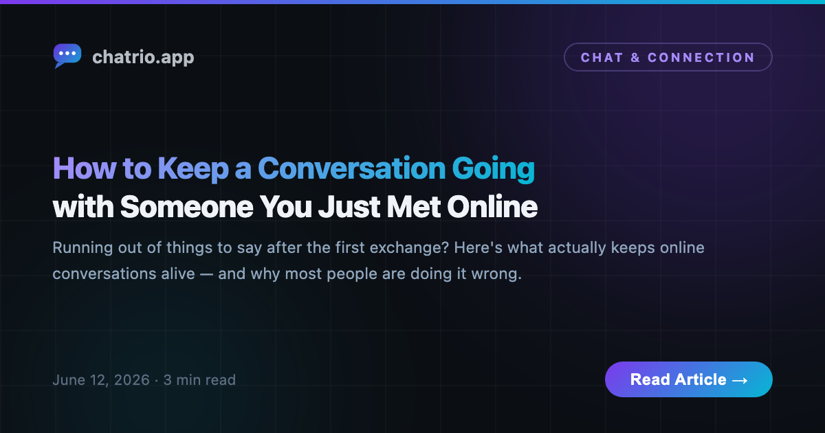 Two people exchanging contact information after connecting in an online chat
